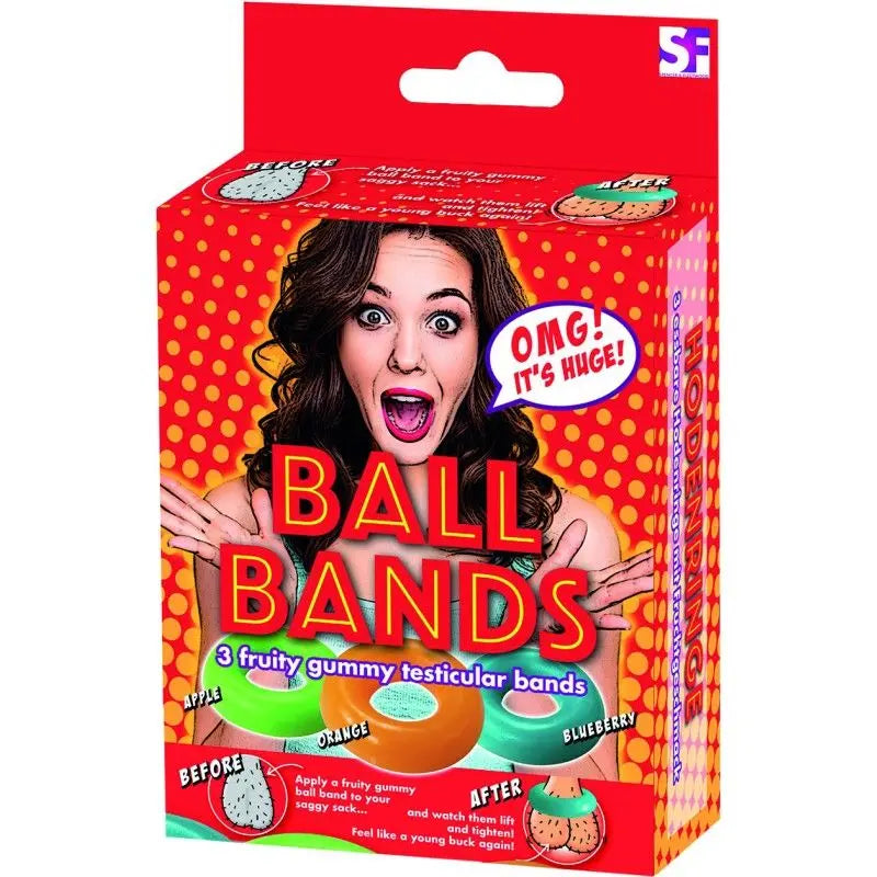 Affordable quality Ball Bands Gummy Cock Ring  from Hott Products by Discreet Intimate Essentials with Discreet Delivery 