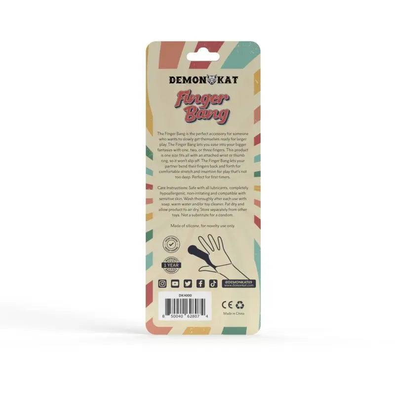 Finger Bang Demon Kat Discreet Intimate Essentials.