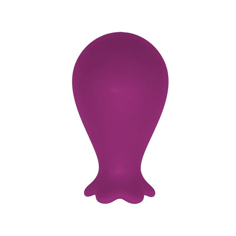 Skwid hand-held clitoral and nipple suction toy in a vibrant purple color, designed for instant gratification.