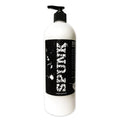 SPUNK Hybrid Lube 32oz bottle, ideal hybrid lube for sex toys, perfect for enhancing sensation and use with various toys.