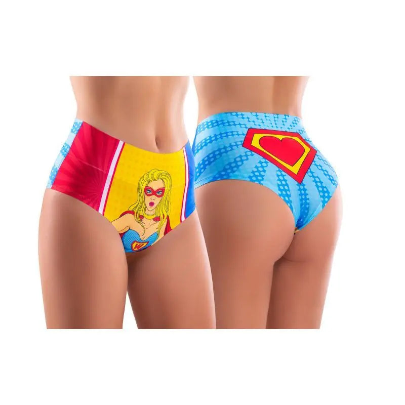Comics Wonder Girl Hi-Briefs Mememe Lingerie Discreet Intimate Essentials.