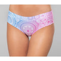 Mandala Emotional Thong design showcasing a comfortable emotional thong with vibrant patterns and soft edges.