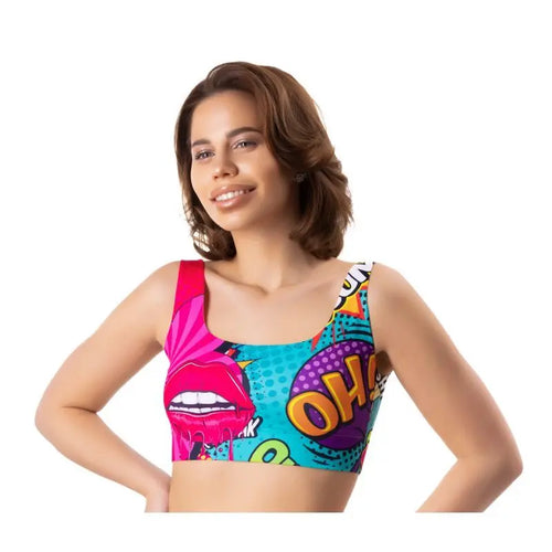 Comics Oh Crop Top Mememe Lingerie Discreet Intimate Essentials.