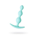 ToDo Triple Anal Plug in teal silicone, suitable for beginners and experienced users, featuring a pointed tip for comfort. triple anal plug for beginners.