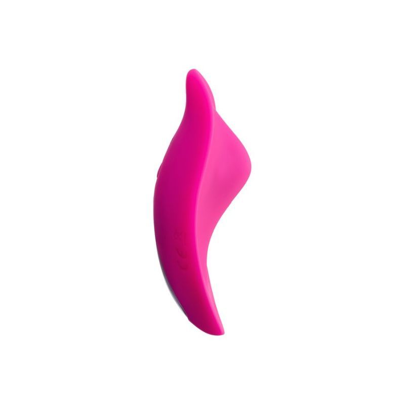 JOS Rumba Wearable Vibrator in hot pink, a wearable remote control vibrator with a sleek design.