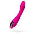 JOS Beadsy rolling bead vibrator in hot pink with ergonomic design and control buttons.