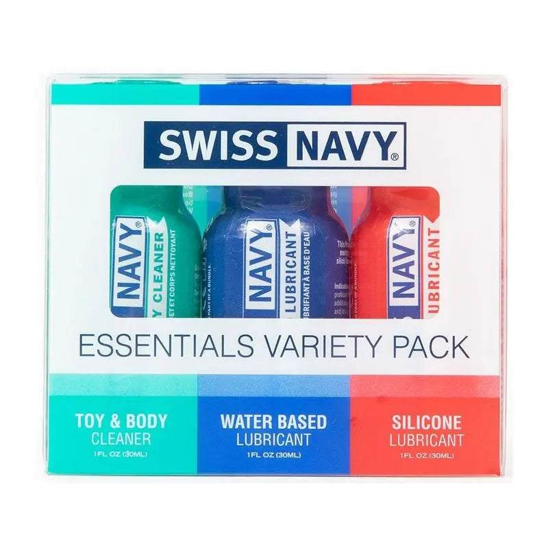Swiss Navy Essentials 30ml Lubricant Travel Kit Swiss Navy Discreet Intimate Essentials.