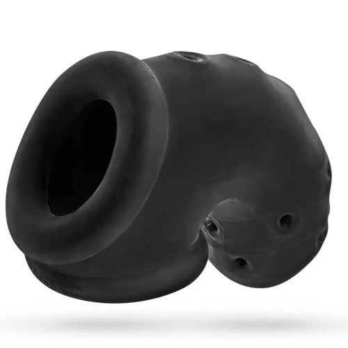 Airlock Air-Lite Vented Chastity Black Ice OxBalls Discreet Intimate Essentials.