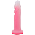 Flurry Dual Density Dildo Rose Quartz, a G-spot stimulating dual density dildo, designed for harness play and realistic sensation.