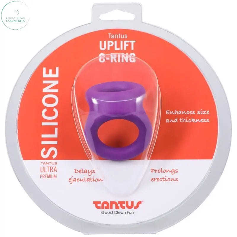 Affordable quality Uplift Silicone Cock Ring Lilac  from Tantus by Discreet Intimate Essentials with Discreet Delivery 