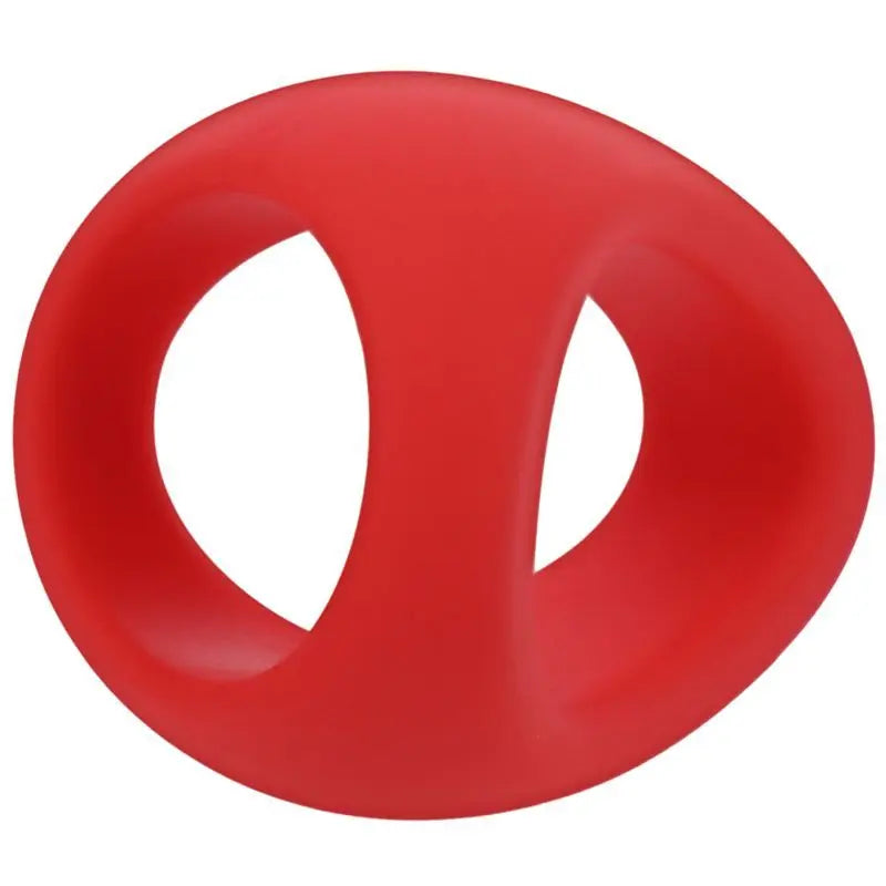 Stirrup Silicone Cock Ring Crimson Tantus Discreet Intimate Essentials.