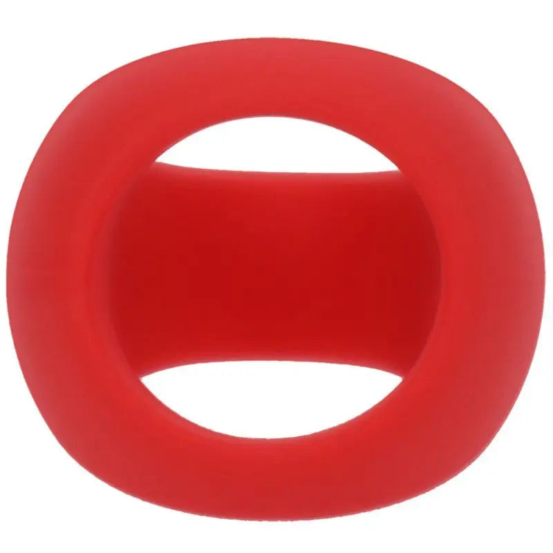 Stirrup Silicone Cock Ring Crimson Tantus Discreet Intimate Essentials.