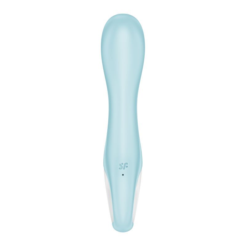 Satisfyer Air Pump Vibrator 5+ Blue, an intimate essential for her with inflatable shaft and powerful vibrations.