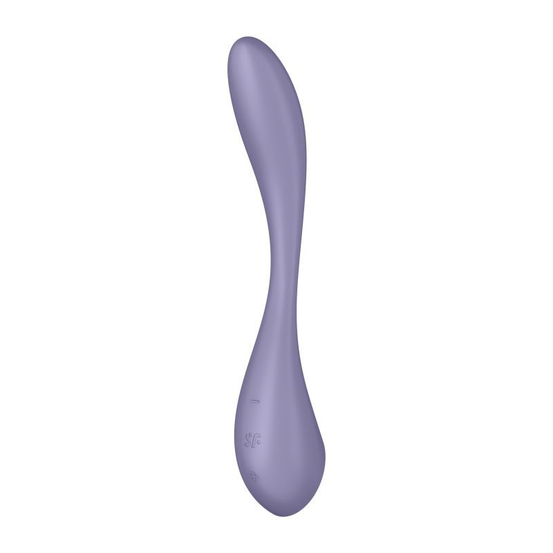G-Spot vibrator with app control, Satisfyer G-Spot Flex 5 in elegant lilac color.