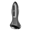 Satisfyer Rotator Plug 1+ Black, an app-controlled anal vibrator with internal beads for pleasurable stimulation.