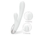 Pada Rabbit and G-Spot Pulsing Vibrator White Drywell Discreet Intimate Essentials.