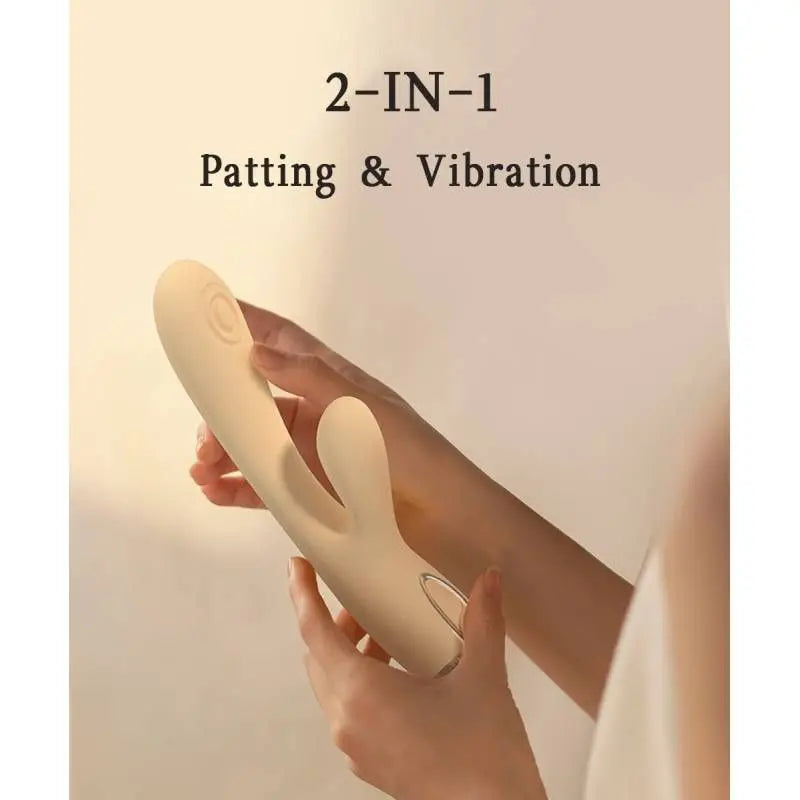 Pada Rabbit and G-Spot Pulsing Vibrator White Drywell Discreet Intimate Essentials.