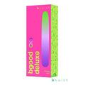 Bgood Infinite Deluxe Sea Foam silicone vibrating pleasure toy packaging with sleek design.