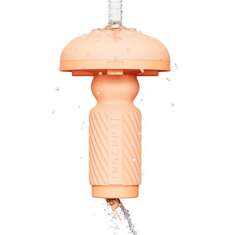Inscup 3 Thrusting and Contraction Masturbator with soft sleeve and water splash