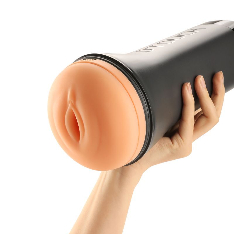 Inscup 3 Thrusting and Contraction Masturbator, showcasing its realistic design and easy-to-hold grip for ultimate pleasure.