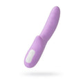 JOS Merry Gor rotating shaft vibrator in violet with control buttons.