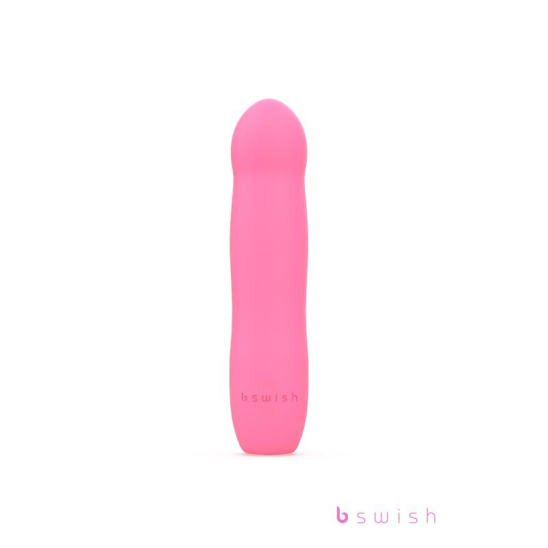 Bdesired Infinite Deluxe Flamingo Pink USB rechargeable G-spot vibrator with a sleek pink design.