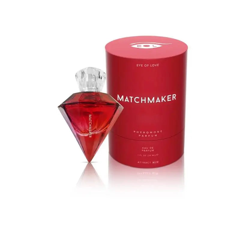 Matchmaker Pheromone Body Spray Red Diamond Attract Him 30ml Eye Of Love Discreet Intimate Essentials.