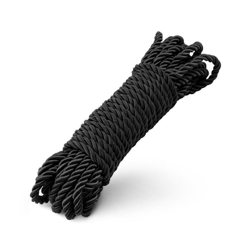 Kinbaku bondage rope cotton 5m, durable and smooth black cotton rope for bondage activities.