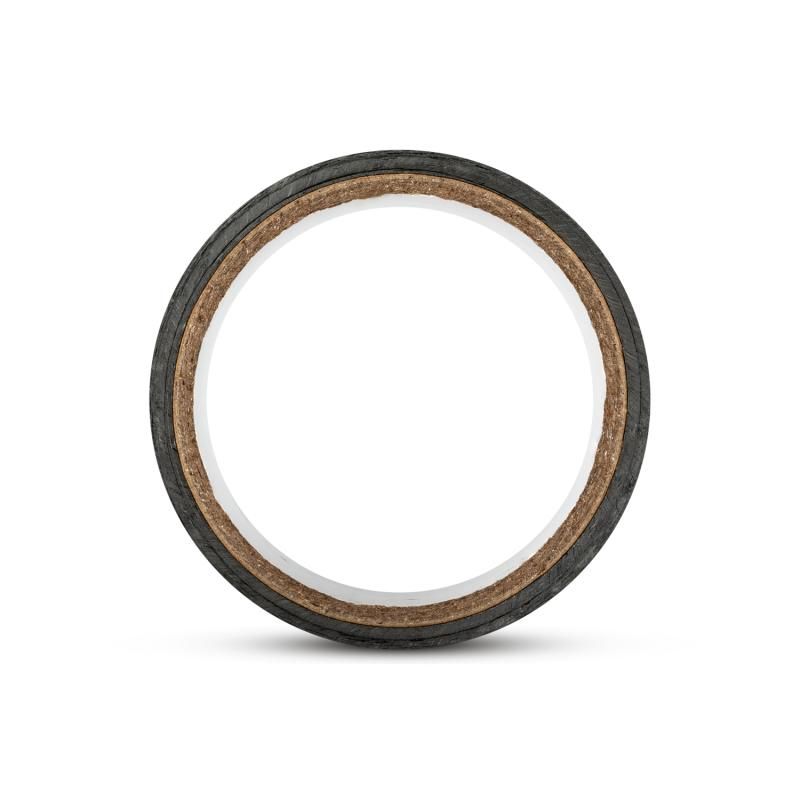 Black bondage tape for role play, 10m roll designed for exciting fantasies and sensations.