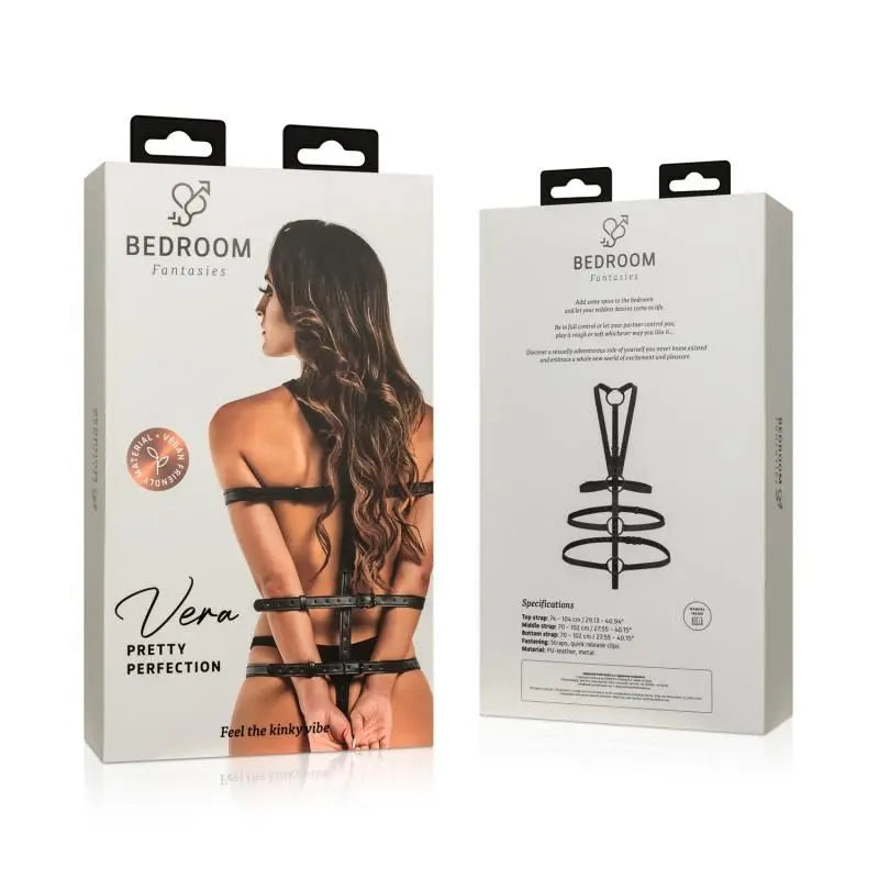 Vera Bondage Harness Black Bedroom Fantasies Discreet Intimate Essentials.
