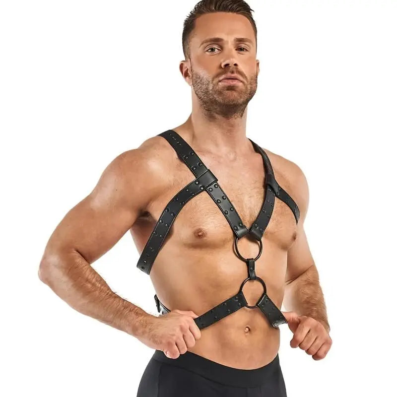 Rocco Bondage Harness Black Bedroom Fantasies Discreet Intimate Essentials.