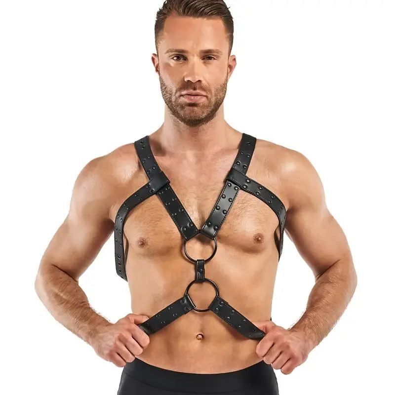 Rocco Bondage Harness Black Bedroom Fantasies Discreet Intimate Essentials.