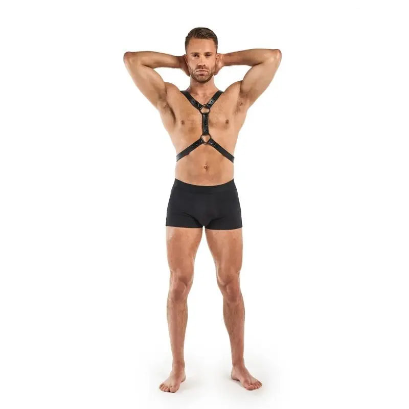 Max Bondage Harness Black Bedroom Fantasies Discreet Intimate Essentials.