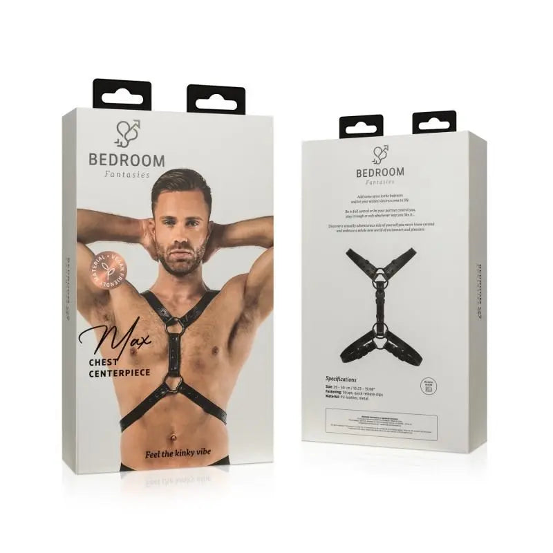 Max Bondage Harness Black Bedroom Fantasies Discreet Intimate Essentials.