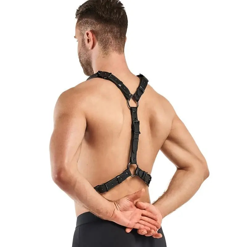 Max Bondage Harness Black Bedroom Fantasies Discreet Intimate Essentials.