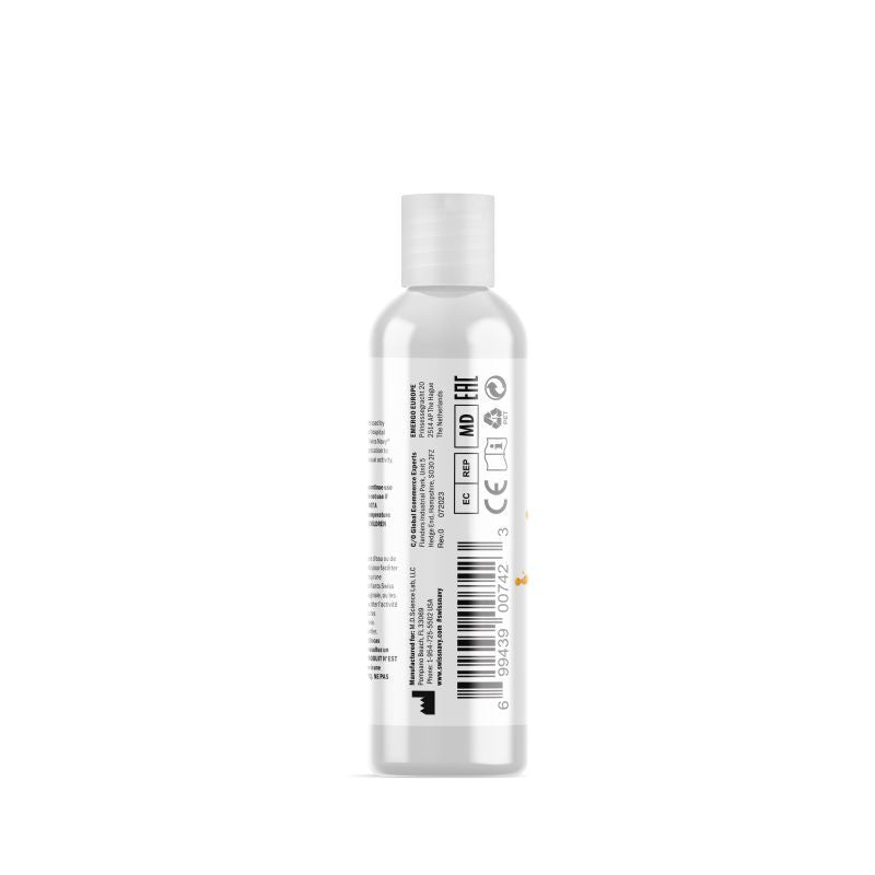 Playful Flavours 4 In 1 Mango 1oz/29.5ml bottle with label showing ingredients and usage information.