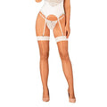 S814 Stockings White Obsessive Discreet Intimate Essentials.