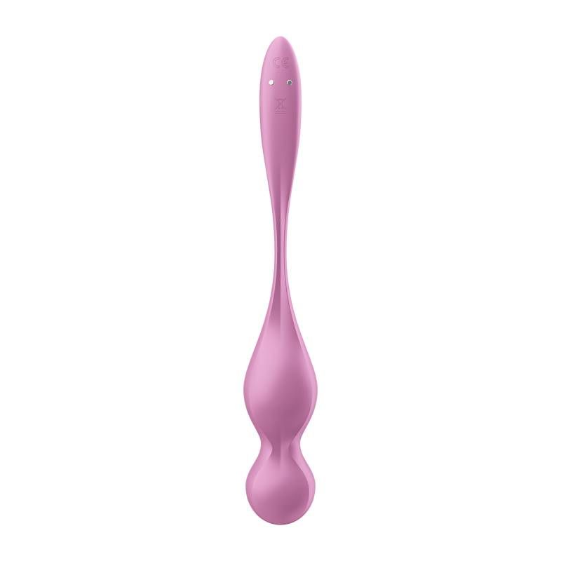Satisfyer Love Birds 1 Kegel pelvic floor trainer app in pink, ergonomic design for effective pelvic floor training.