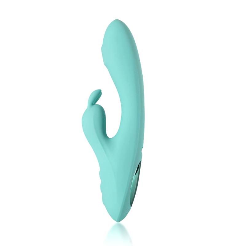 G-Rabbit Rotating G-Spot and Clitoral Vibrator made of antibacterial silicone for pleasure and stimulation.