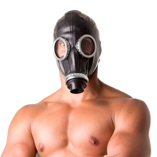 Classic 80s Fetish Rubber Gas Mask XTRM Discreet Intimate Essentials.