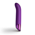 Chaiamo G Purple G spot vibrator with multiple settings showcasing its curved design and sleek finish.
