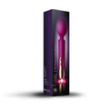 Oriel Rechargeable Wand Fuchsia packaging showcasing the ultimate couples pleasure rechargeable wand massager.
