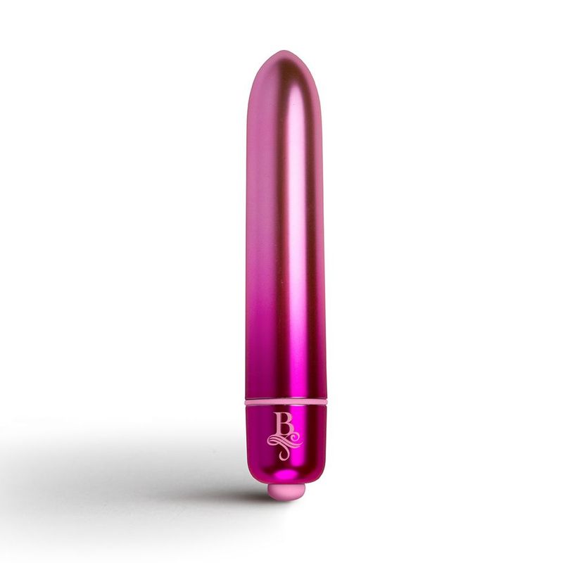 Boudoir Courtesan waterproof bullet vibrator in vibrant pink color, 10-speed, discreet and waterproof design.