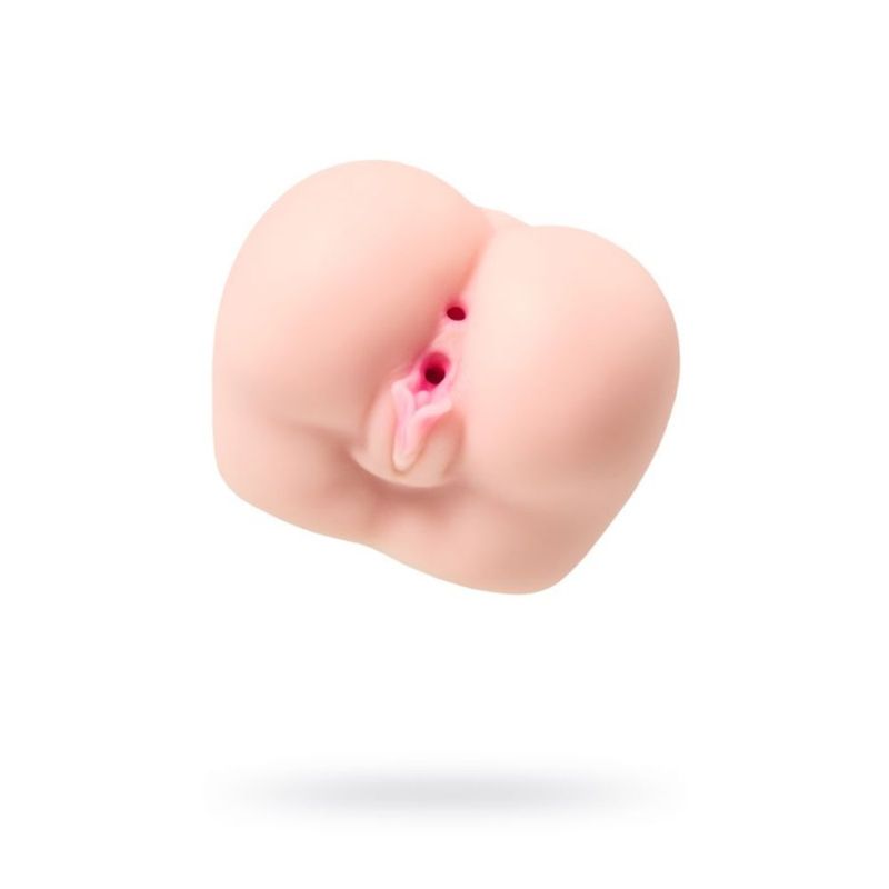 Realistic butt masturbator featuring lifelike vaginal and anal openings for enhanced pleasure.