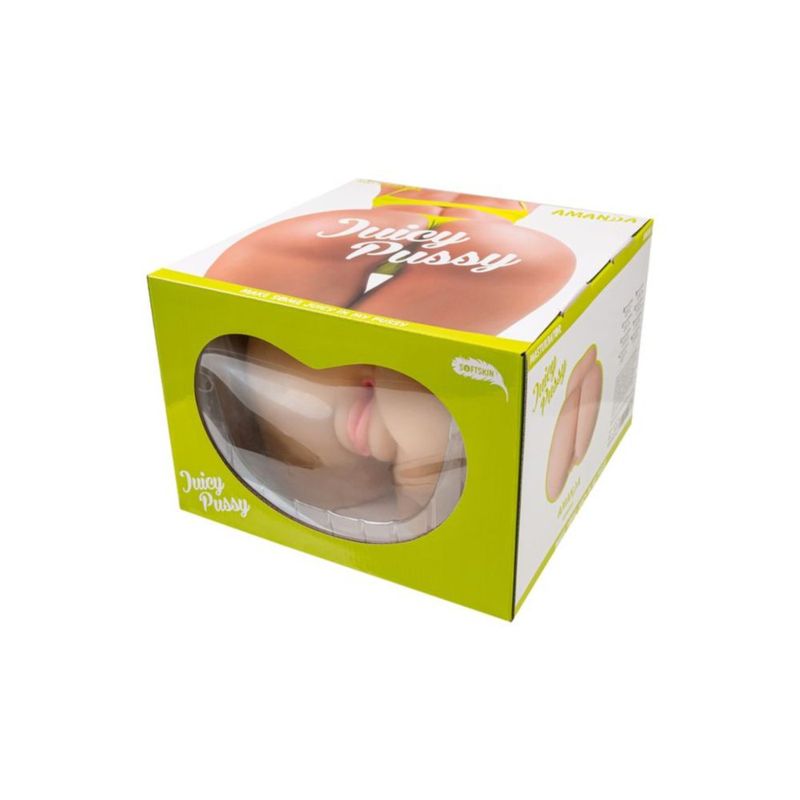 Juicy Butt Masturbator Amanda packaging showcasing the unique design and features of this intimate essential.