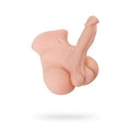 Realistic penis torso toy with bendable shaft and detailed veining for added stimulation.