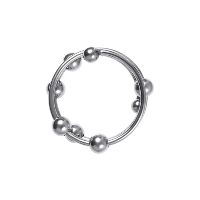 Penis Head Ring Large 40mm Metal Discreet Intimate Essentials.
