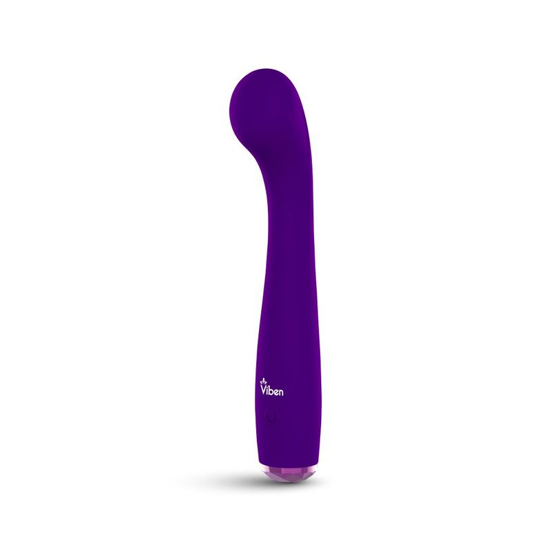 Viben Devotion Violet g-spot vibrator designed for intense internal stimulation with sleek silicone.