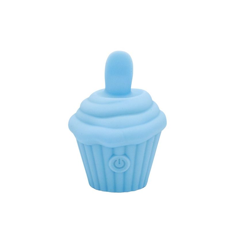 Cake Eater Clit Flicker Stimulator Blue for enhanced sensations and discreet play.