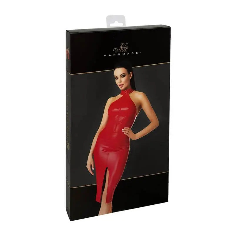 Orgia Midi Dress Red Noir Discreet Intimate Essentials.